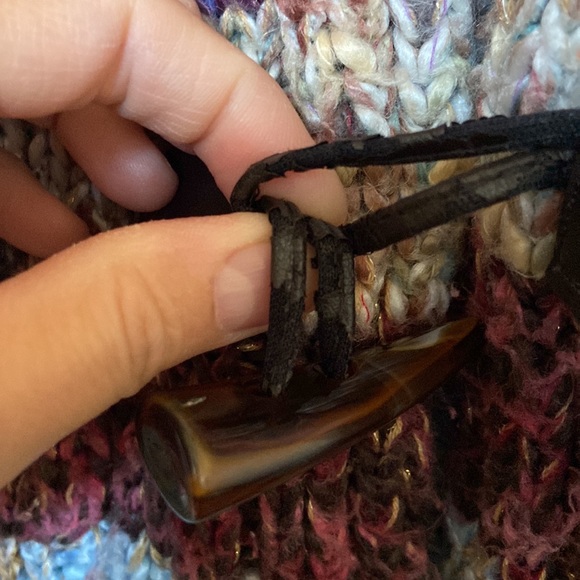 Vintage hooded cardigan with toggle buttons - Picture 4 of 8